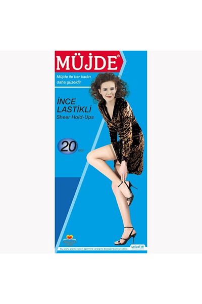 Müjde Γυναικείες 86 Mink Above Knee 3 Pairs 20 Denier ελαστικές ματ κάλτσες