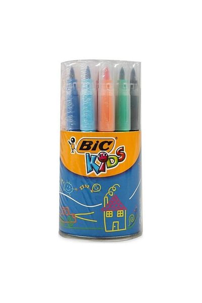 Bic Visa Brush Tip Felt Paint Pen 18 Pieces8289651