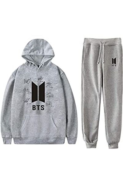 HobyUsa Φόρμα φόρμας Bts Grey Bottom Top