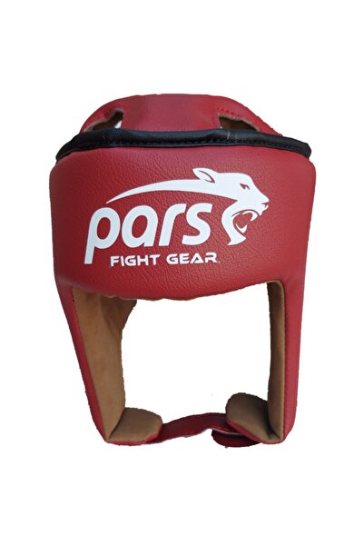 Pars Boks Kickboks Kaskı Açık Müsabaka Kaskı Kırmızı