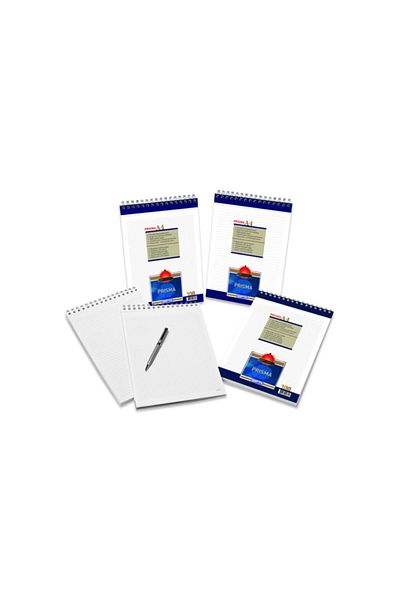 Gıpta Prisma Spiral Cardboard Cover A5 100 Sheets Checkered Notebook