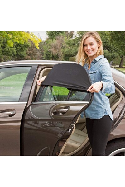 Auracar 2 Adet Araba Oto Araç Arka Yan Cam Güneşlik Arka Koltuk Anne Bebek Ço...