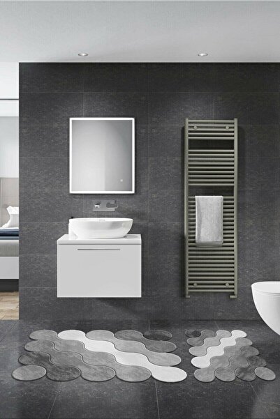 Resmiro Florya Lazer Kesim 2li Banyo Takımı