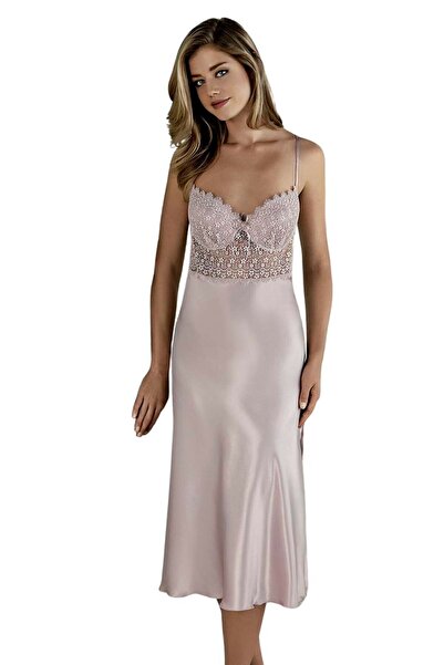 Espuar Saten Dantel Detaylı Gecelik 1270