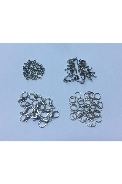 YAĞMUR BİJUTERİ Σετ 4 Μεταλλικό Υλικό Κατασκευής Κοσμημάτων Hobby