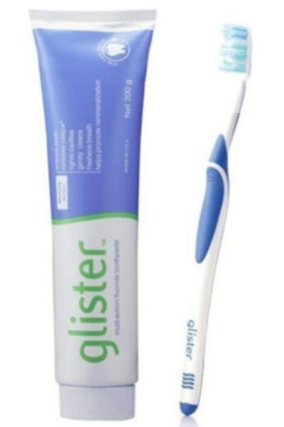 Amway Glister Toothpaste 150ml 1 Piece Glister Toothbrush 1959gls