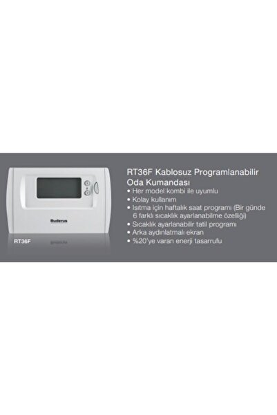 Buderus Rt36 Kablosuz Oda Kumandası