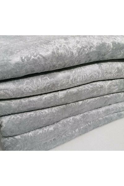 MODA HOME Self Patterned Non-Slip Sponge Sofa Cover Light Gray