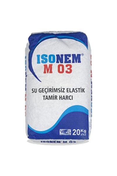 Isonem M03 Su Geçirimsiz Elastik Tamir Harcı 20 kg