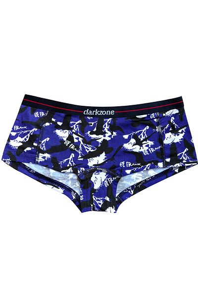 darkzone Chiloți boxer de damă, imprimați digital, cu model de păsări