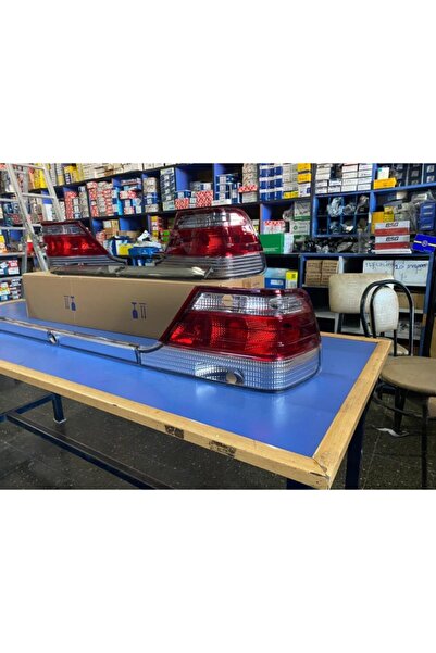 MERCEDES W140 Stop Seti Şeffaf 3 Parça Set Benz