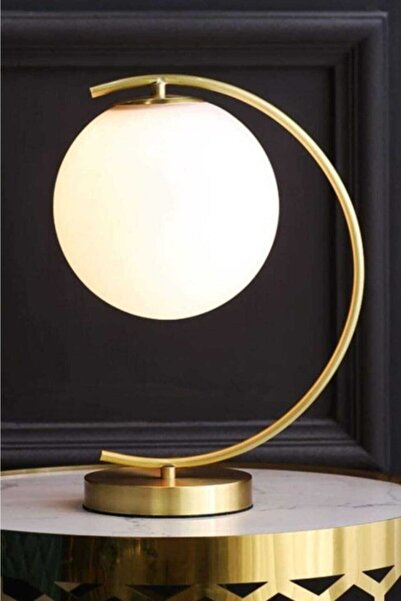 BSA LIGHTING Ay Tekli Eskitme Masa Lambası