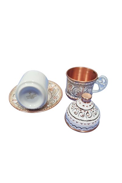 Miray hediyelik Özel Tasarım Bakır 2'li Kahve Ve Cezve Takımı