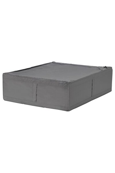 cvbn Ikea Box A Quality - Geantă 44xx55x19, colțuri din plastic cu fermoar pe plase de ventilație, gri închis