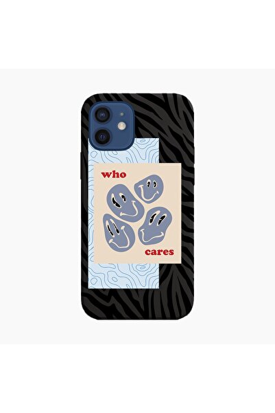 shoptocase Iphone 12 Lansman Who Cares Desenli Telefon Kılıfı