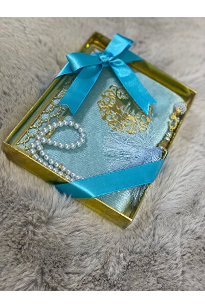 çeyizlik setim Hediyelik Yasin Ve Inci Tesbih Mavi