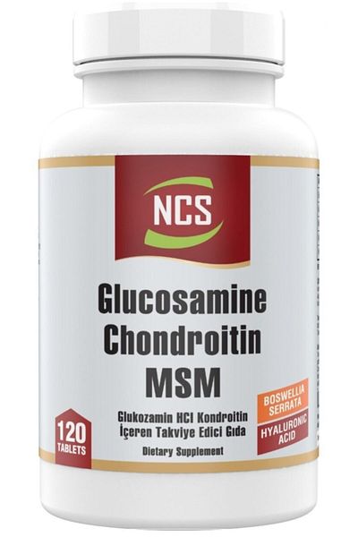 NCS Glucosamine Chondroitin Msm Hyaluronic Acid 120 Tablets 2 Boxes