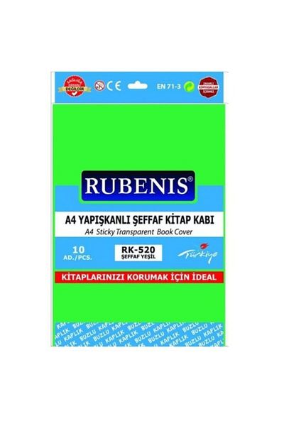 Rubenis Recipient adeziv verde matuit transparent pentru cărți Rk-520