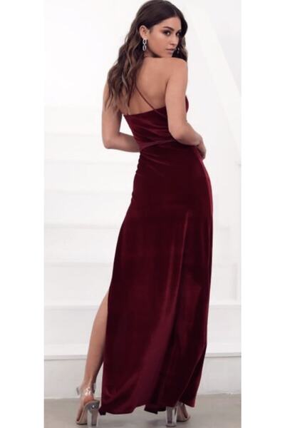 hilaltrendd Kadife Elbise