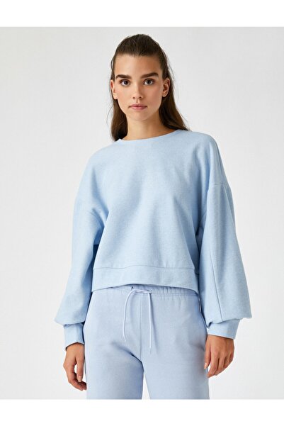 Koton Pullover - Blau - Relaxed Fit