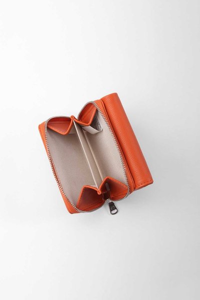 CENGİZ PAKEL Brick Colored Women's Wallet - 65221at