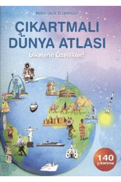 köksal kitabevi Çıkartmalı Dünya Atlası - Ülkelerin Özellikleri