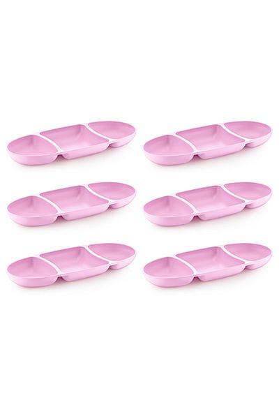 Melkan Home 3 Compartment Snack Bowl & Breakfast Bowl 6 Powder