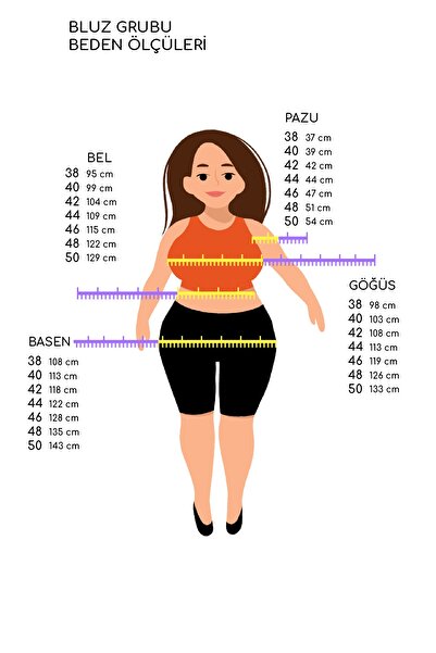 MİYORO Zigzag Sequin Embroidery Off Shoulder Plus Size Sports Blouse