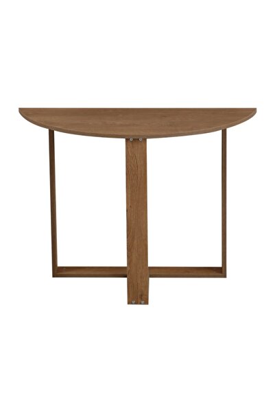 PASİFİC HOME Middle Sabit Oval Masa - Koyu Meşe