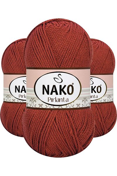 NAKO Diamond 12446 (Tan) Amigurumi Hand Knitting Floss/Wool 1 Piece