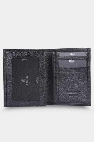 DİGA New Black Classic Vertical Men's Wallet