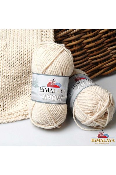 Himalaya Snow Υφαντική Κλωστή - Υφαντή Χειμωνιάτικη Ζακέτα Μαγιού - - Ατσάλινο Μπλε - 75529