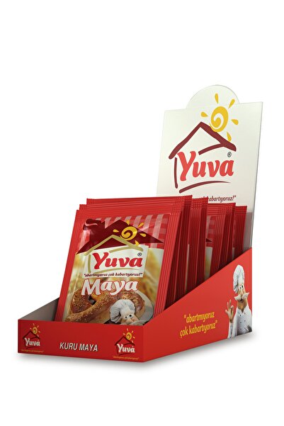 YUVA Aktif Kuru Ekmek Mayası Kutu 100grx20 Adet