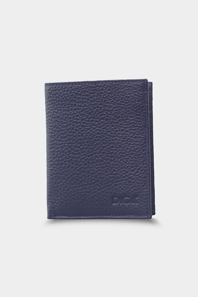 DİGA New Navy Blue Classic Vertical Men's Wallet