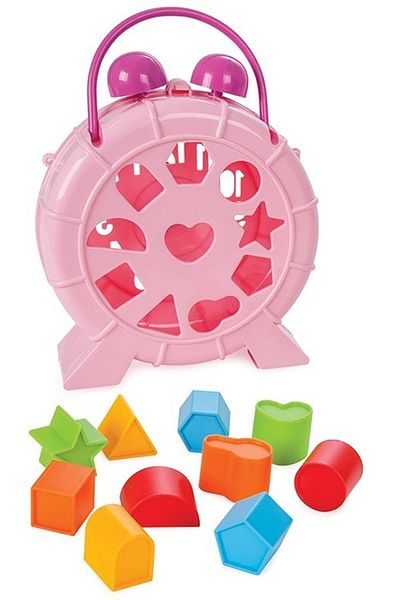 PİLSAN Bultak Clock and Blocks Educational Toy Set for Children Baby