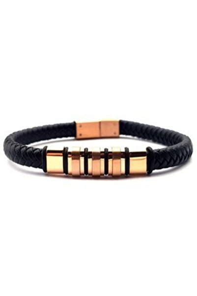 Welch Çelik Erkek Deri Bileklik