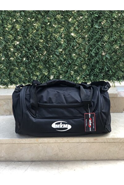 MKM Büyük Boy Siyah Spor Seyahat Çantası Valiz