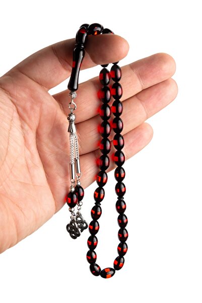 OTTOTESBİH Rozarii cadou, rozarii cu stele și semne lunare, rozarii cu chihlimbar roșu