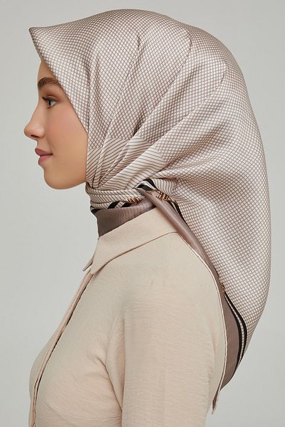 Armine Μεταξωτό Φουλάρι ARMINE 8616D - Twill Nostalgia