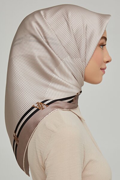 Armine ARMİNE İPEK EŞARP 8616D (TWİLL) (NOSTALJİ)