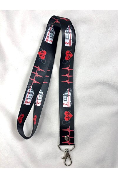 Hediyebum Curea neagră pentru gât pentru ambulanță Doctor Heart