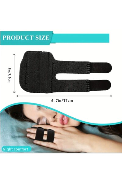 ORGANICYOU Yiwushi 1Pcs Improved Trigger Finger Splint with 2 Metal Support Bars, Adjustable