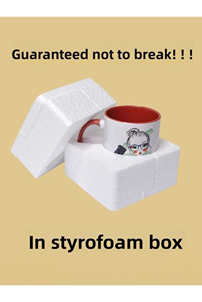 NOVA BASKI TASARIM Premium Mug with Stich Love Print