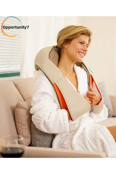 Fırsat7 2025 Rubbing Hanging Neck Back and Body Massager Massage Belt Waist Neck Back Massager