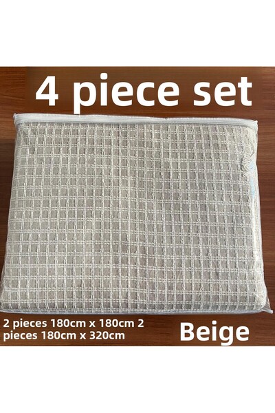 İsmail Gürel SET DE 4 Huse decorative pentru scaune, canapea, canapea extensi...