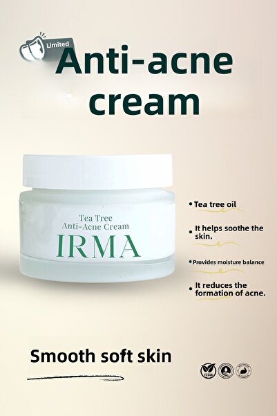 İrma Natural كريم شجرة الشاي المضاد لحب الشباب 50 مل - مضاد، منظف للمسام، مضا...
