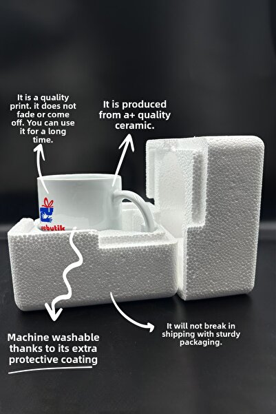 gavebutik Dear, That's What I Wanted! Printed Mug, Machine Washable