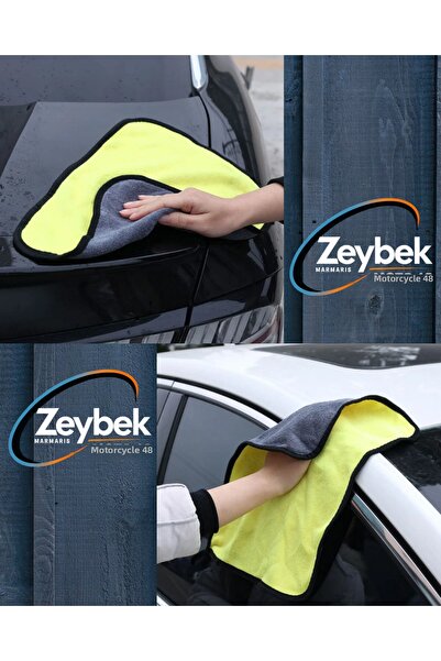ZeybekMoto Multi-Purpose Wool Microfiber Cleaning Cloth 50X70 cm – for Vehicles, Helmets, Glass and Delicate Surfaces