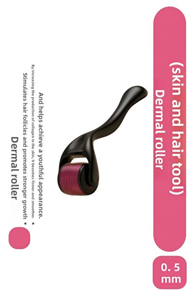 Anunnaki Titanium Tip 540 Needle Derma Roller 0.5 MM Needle Hair Beard Removal Comb