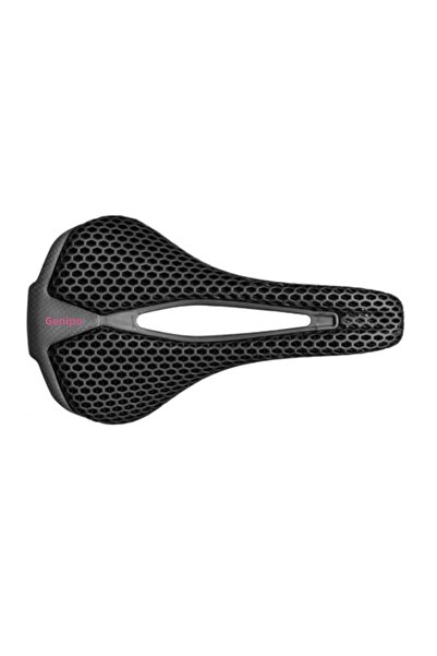 Cin Flamme Rouge Bicycle Saddle – 3D Carbon, 142 mm 14.2X24 cm | Ginepro Ultra Light